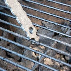 GrillToolZ: Fire Tool- Ash tool, Grill prep tool, Grate lifter, Bottle opener - Made in USA