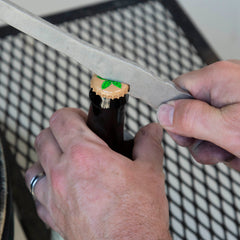 GrillToolZ: Fire Tool- Ash tool, Grill prep tool, Grate lifter, Bottle opener - Made in USA